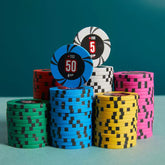 (オリジナルデザイン) ポーカーチップクレイ製 ミニマムロット100枚