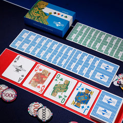 (現品)四色ポーカートランプ ポーカーサイズ PVC製