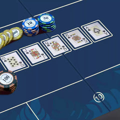 (ラシャオリジナルデザイン) ポーカーテーブル足折り畳み式220cm