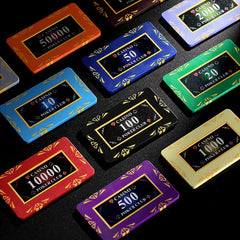 (オリジナルデザイン) プレートチップクレイ製 ミニマムロット100枚