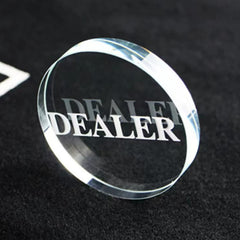 (現品)娯楽道具 高透過度ガラス製 ディーラーカードホルダー Mサイズ