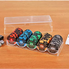 (オリジナルデザイン) ポーカーチップクレイ製ミニマムロット200枚