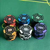 (オリジナルデザイン) ポーカーチップクレイ製ミニマムロット200枚