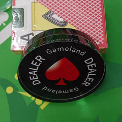 (現品)娯楽道具 水晶製 カードホルダー 黒色