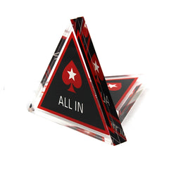 (現品)娯楽道具 高透過度ガラス製 オールインワン カードホルダー Mサイズ 三角形