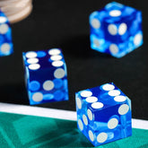 (現品)10枚セット 19mm 大型アクリルサイコロ 角型デザイン カジノ用 高級感