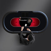 (現品)足折りたたみ式ポーカーテーブル カードゲーム用 コンパクト収納 持ち運び便利