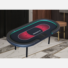 (現品)足折りたたみ式ポーカーテーブル カードゲーム用 コンパクト収納 持ち運び便利