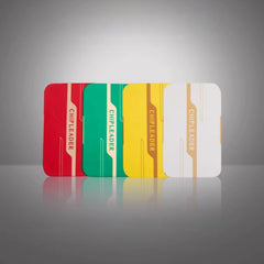 (現品)10枚セット 長方形セラミックポーカーチップ 無額面 テキサスホールデム 公式戦対応