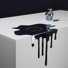 (現品)高級感 メタル 流動的な水滴 立体オーナメント バー装飾品