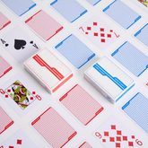 (現品)2個セット PVC ワイドサイズ ポーカーカード ビッグナンバー カジノ用 丈夫で長持ち