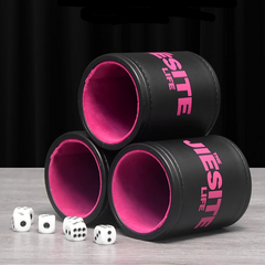 (現品)5個セット サイコロカップセット 静音設計 飲み会ゲーム 高級仕様 バー用品 不正防止