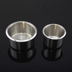 （現品）娯楽トランプテーブル用 ステンレス製 ドリンクホルダー