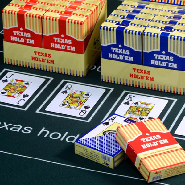 （現品）ポーカートランプ　ポーカーサイズ　ビッグインデックス 水洗い可能 PVC製 防水タイプ・変形防止